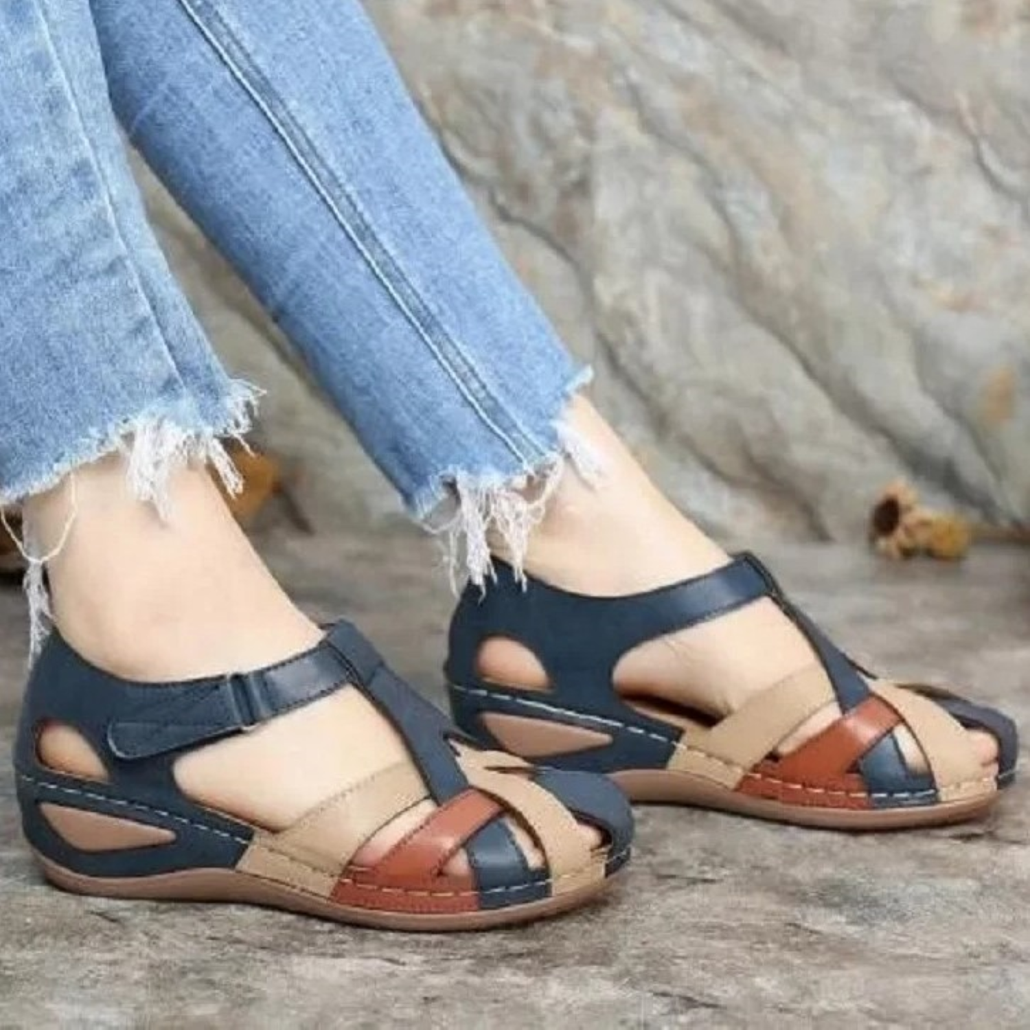 Sandalias Mujer Diseño Moderno Ajuste Cómodo - Mavetta