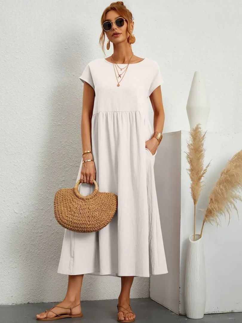Vestido Fluido Mujer Verano Suave