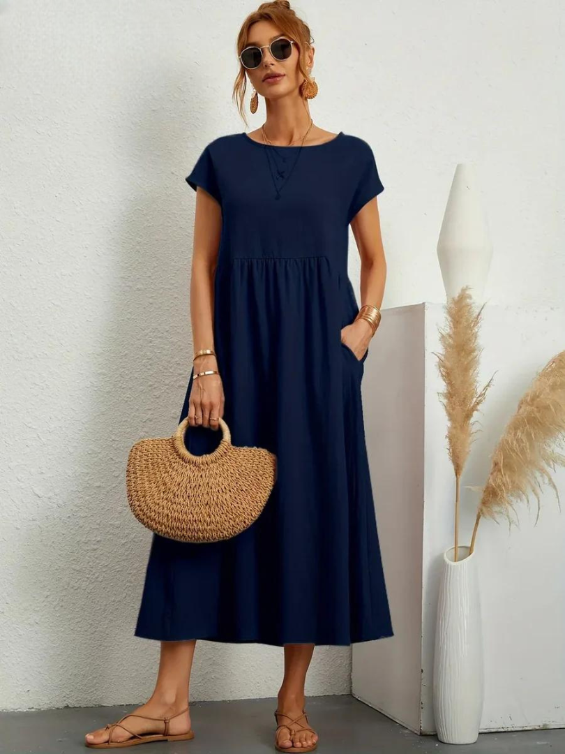 Vestido Fluido Mujer Verano Suave
