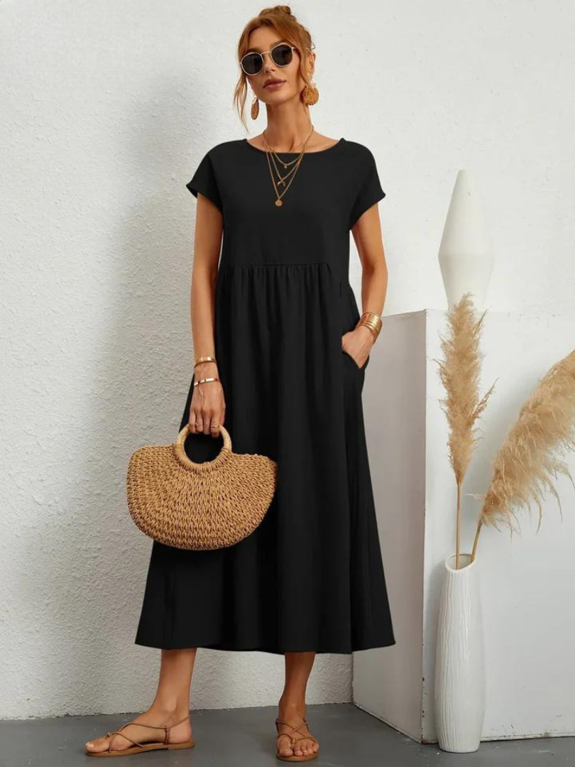Vestido Fluido Mujer Verano Suave