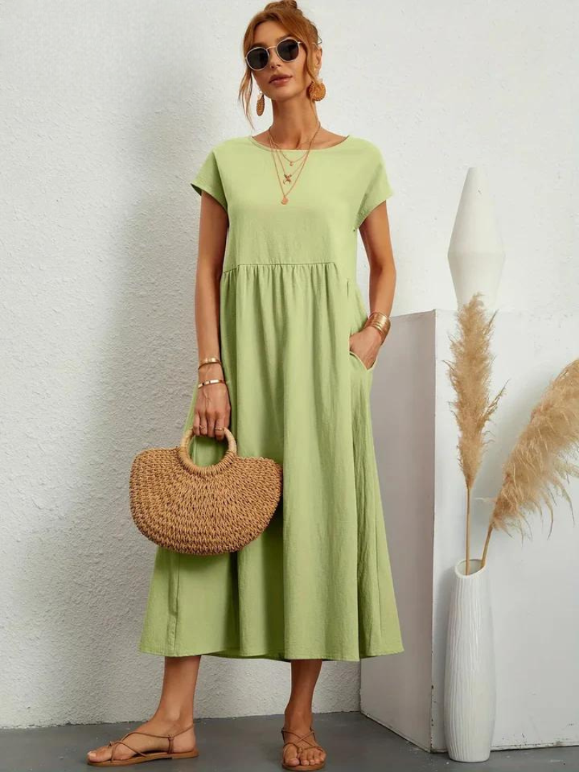 Vestido Fluido Mujer Verano Suave