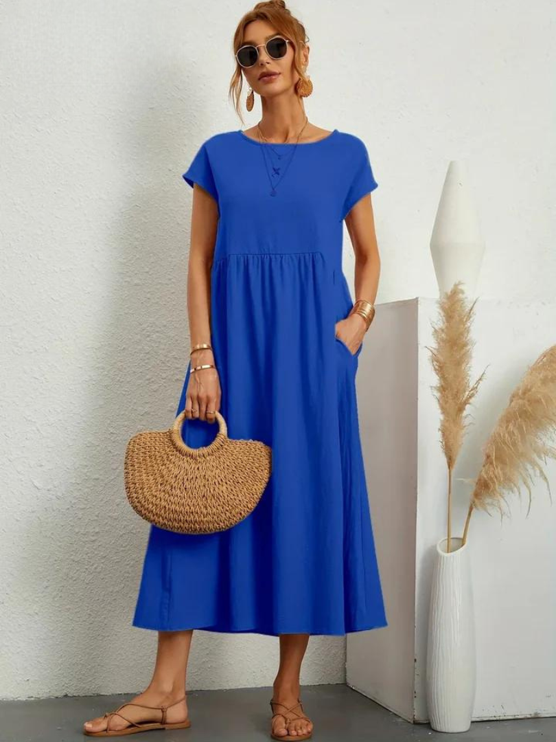 Vestido Fluido Mujer Verano Suave