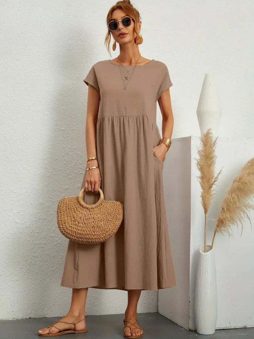 Vestido Fluido Mujer Verano Suave