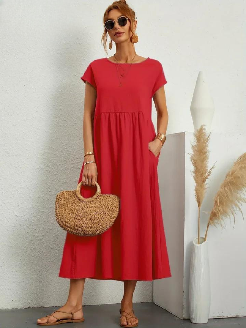 Vestido Fluido Mujer Verano Suave