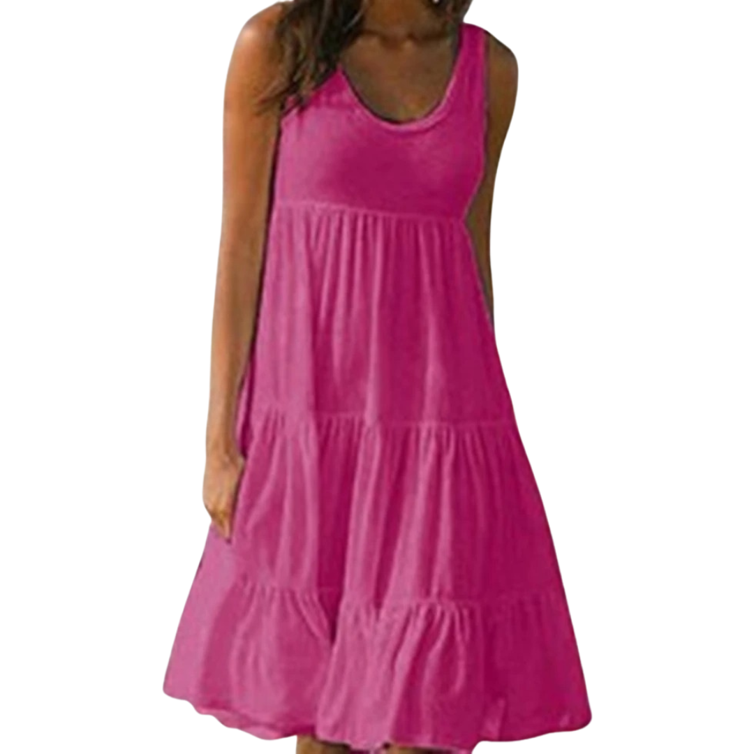 Sofía | Vestido Midi Bohemio Sin Mangas para Mujer 7