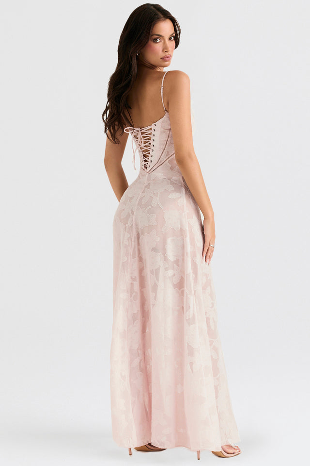 Vestido Verano Mujer Evasé Bordado Floral