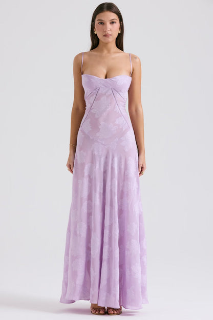 Vestido Verano Mujer Evasé Bordado Floral