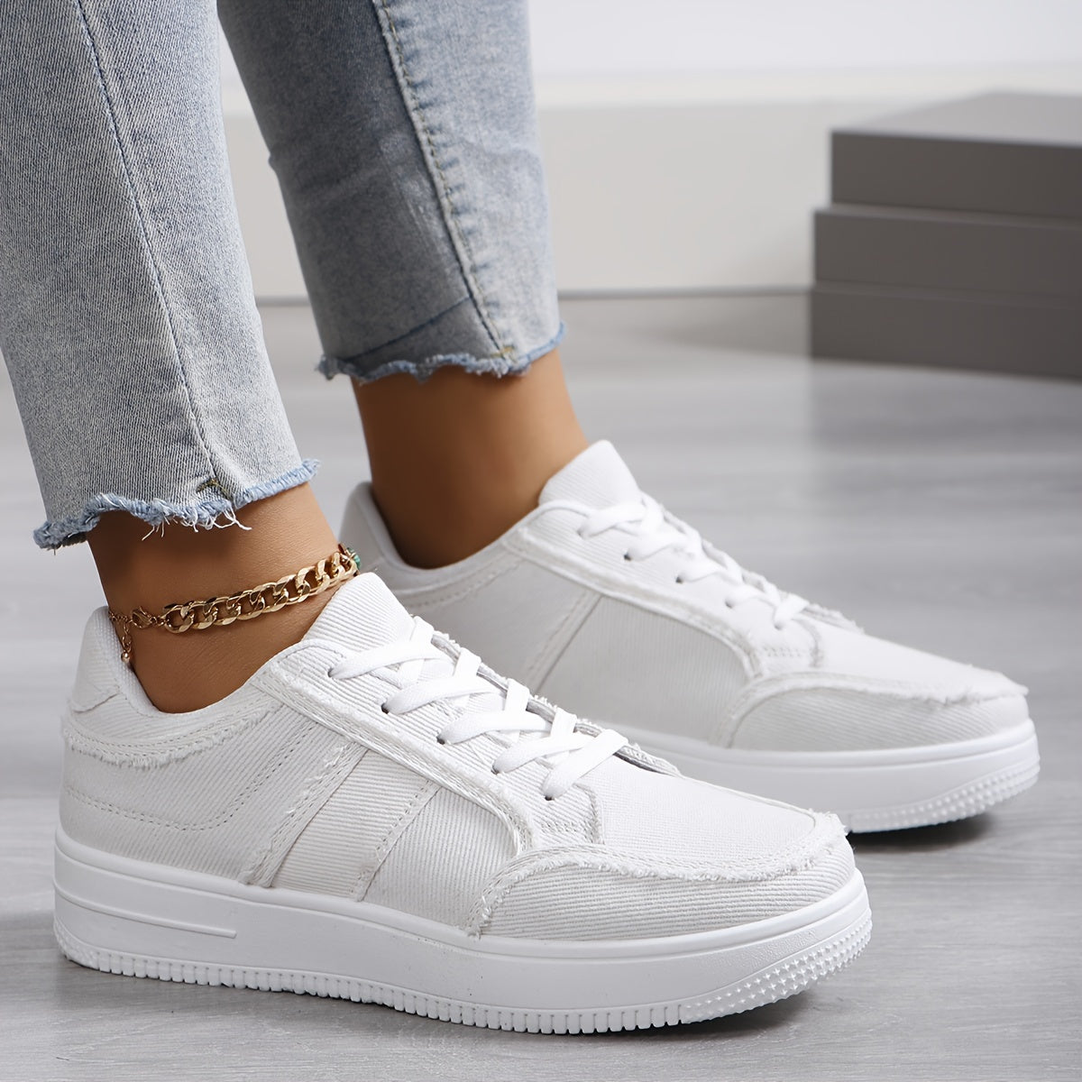 Zapatillas Mujer Casual Plantilla Suave Diseño Moderno