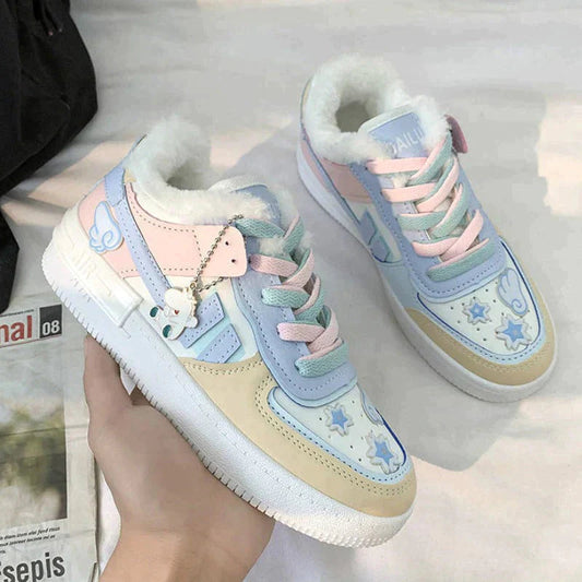 Zapatillas Mujer Forradas Diseño Estampado Comodo - Mavetta