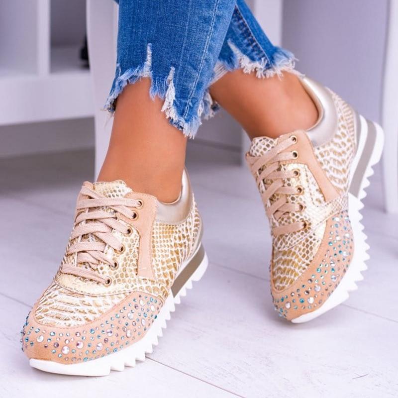 Zapatillas Mujer Modernas Estampado Casual Otoño Invierno