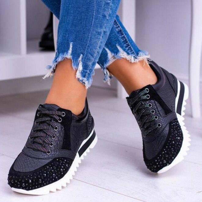 Zapatillas Mujer Modernas Estampado Casual Otoño Invierno