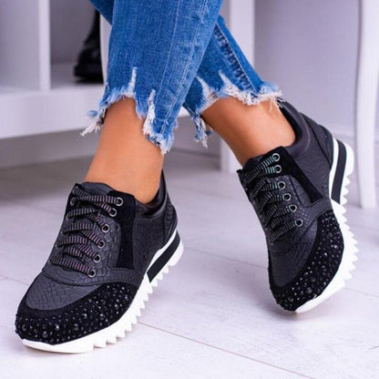 Zapatillas Mujer Modernas Estampado Casual Otoño Invierno