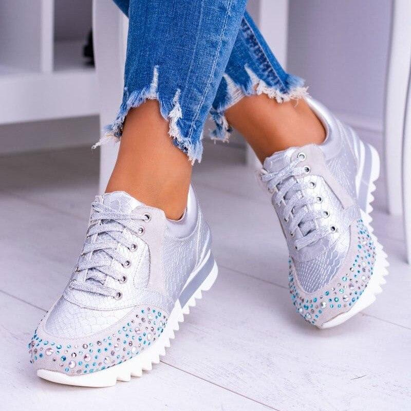 Zapatillas Mujer Modernas Estampado Casual Otoño Invierno
