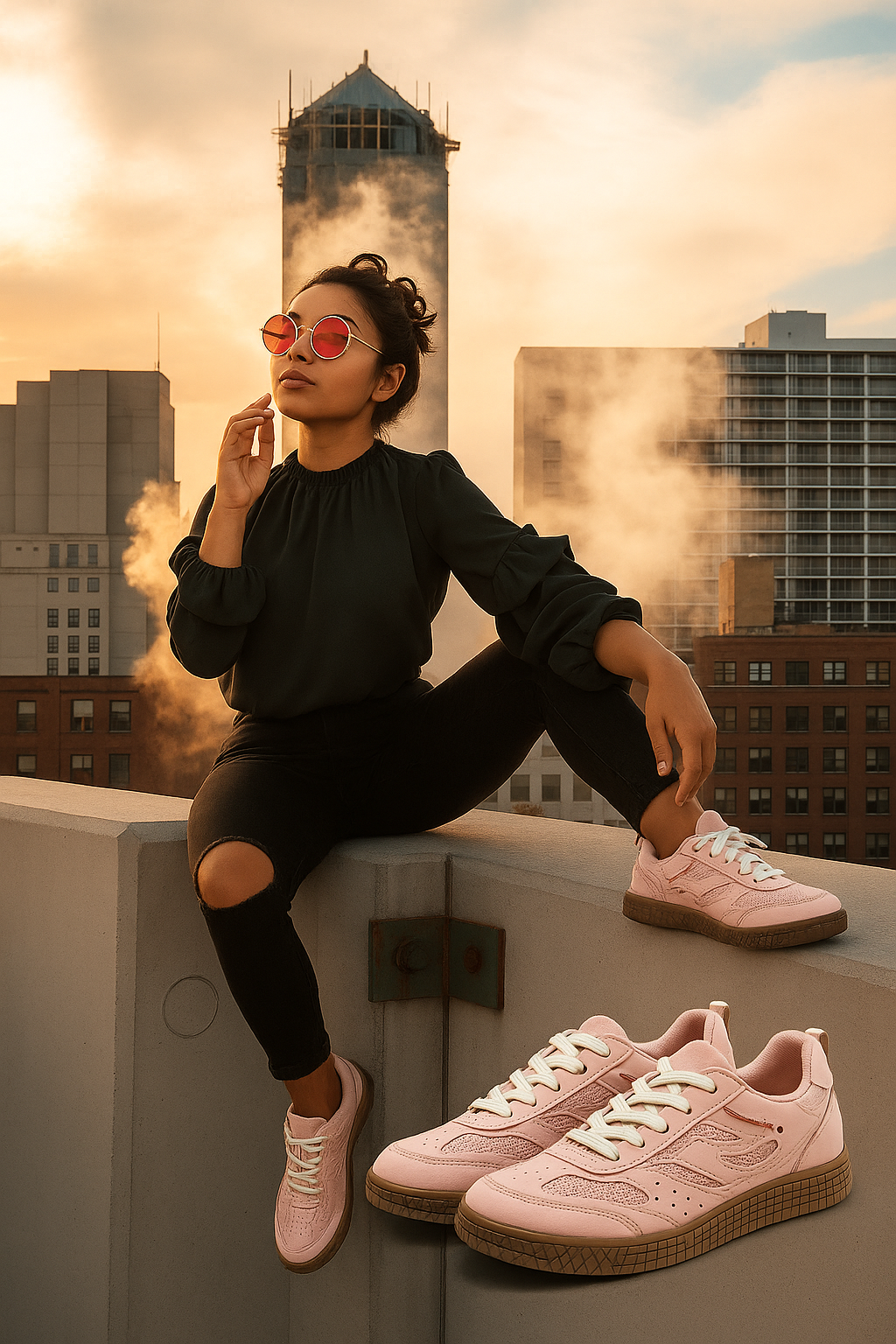 Zapatillas Mujer Retro Suela Deportiva Estilo Casual