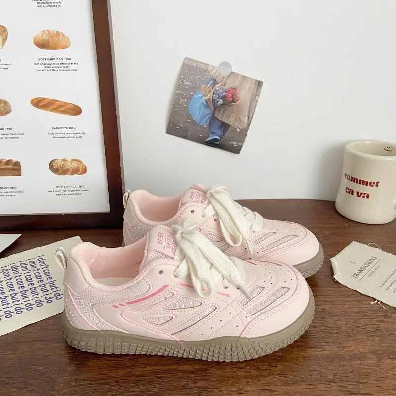 Zapatillas Mujer Retro Suela Deportiva Estilo Casual