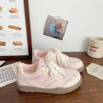 Zapatillas Mujer Retro Suela Deportiva Estilo Casual