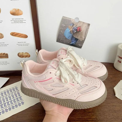 Zapatillas Mujer Retro Suela Deportiva Estilo Casual