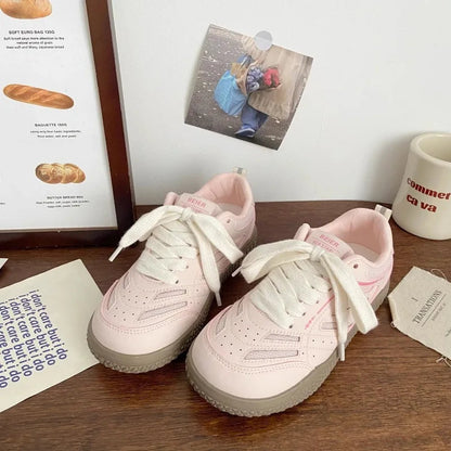 Zapatillas Mujer Retro Suela Deportiva Estilo Casual