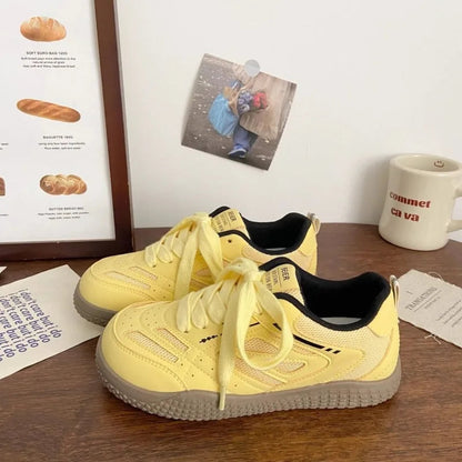 Zapatillas Mujer Retro Suela Deportiva Estilo Casual