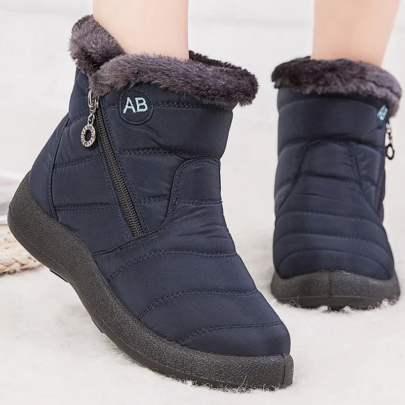 Botas Mujer Invierno Diseño Robusto Ajuste Confortable