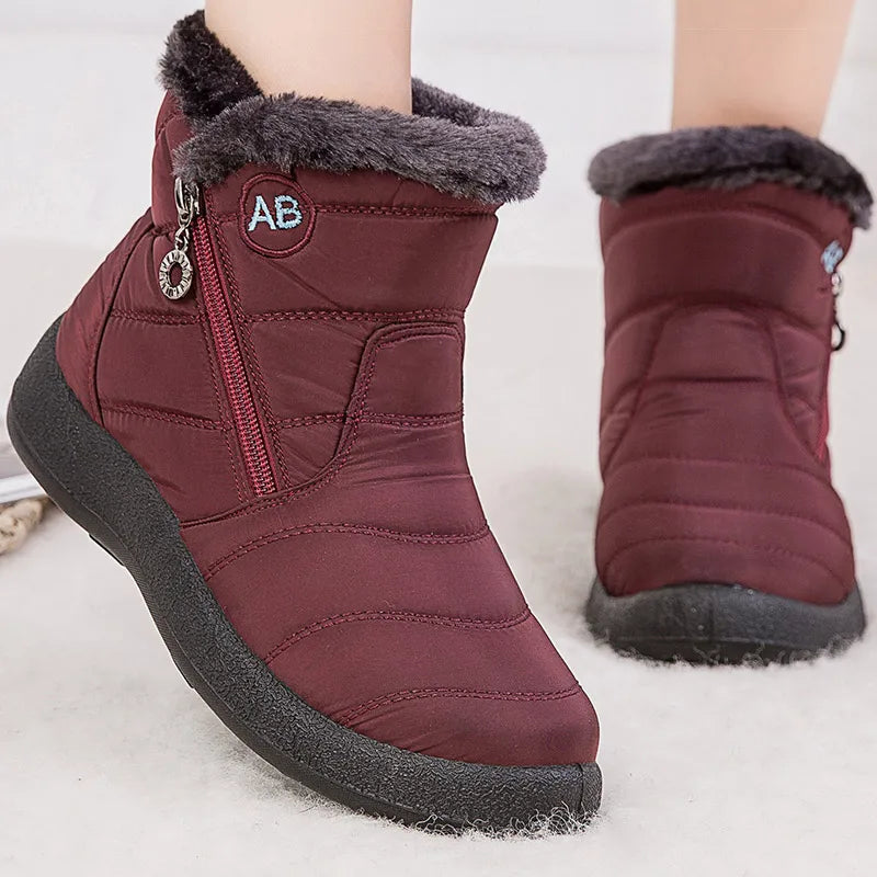 Botas Mujer Invierno Diseño Robusto Ajuste Confortable