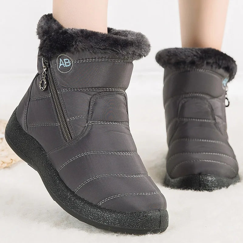 Botas Mujer Invierno Diseño Robusto Ajuste Confortable