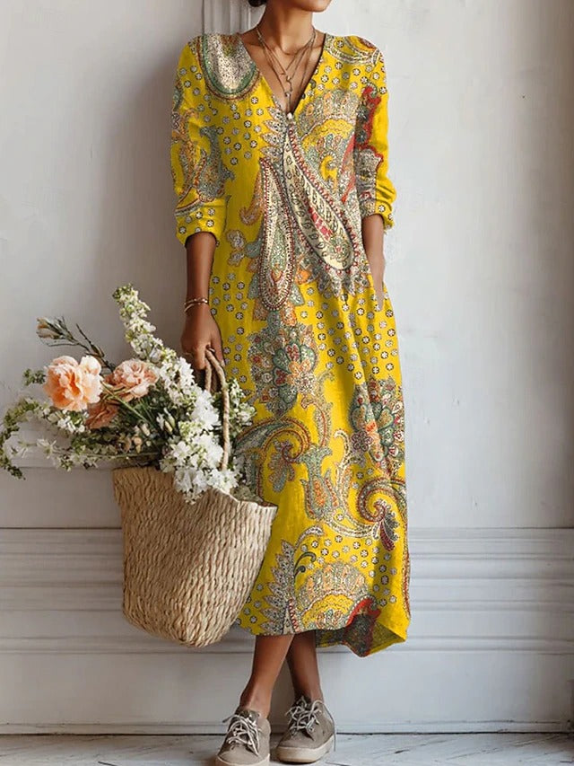 Vestido Mujer Estilo Casual Ajuste Suelto Primavera - Mavetta