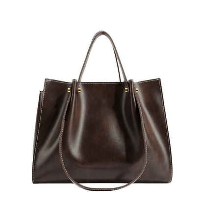 Bolso tote mujer de cuero vegano con cierre cremallera hombro - Mavetta
