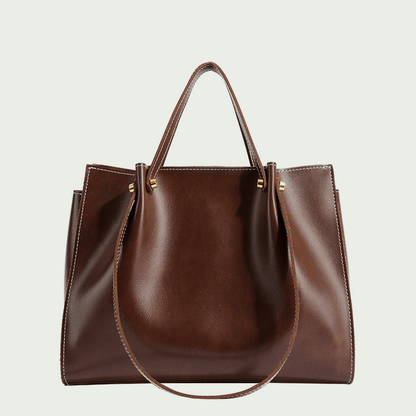 Bolso tote mujer de cuero vegano con cierre cremallera hombro