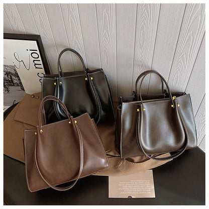 Bolso tote mujer de cuero vegano con cierre cremallera hombro