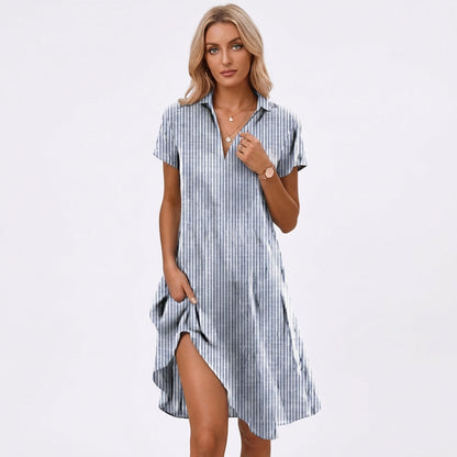 Vestido Midi Mujer Estampado Boho Escote en V