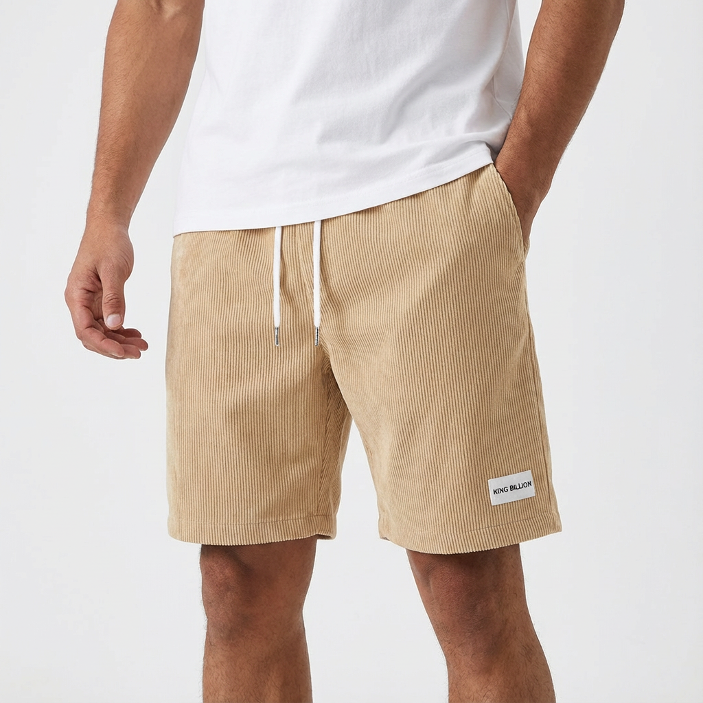 Pantalones cortos hombre Algodón casual con cordón ajustable - Mavetta