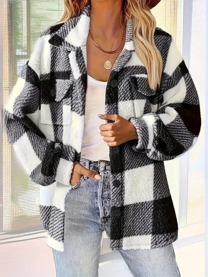 Chaqueta Polar Mujer Diseño Acogedor Cálida