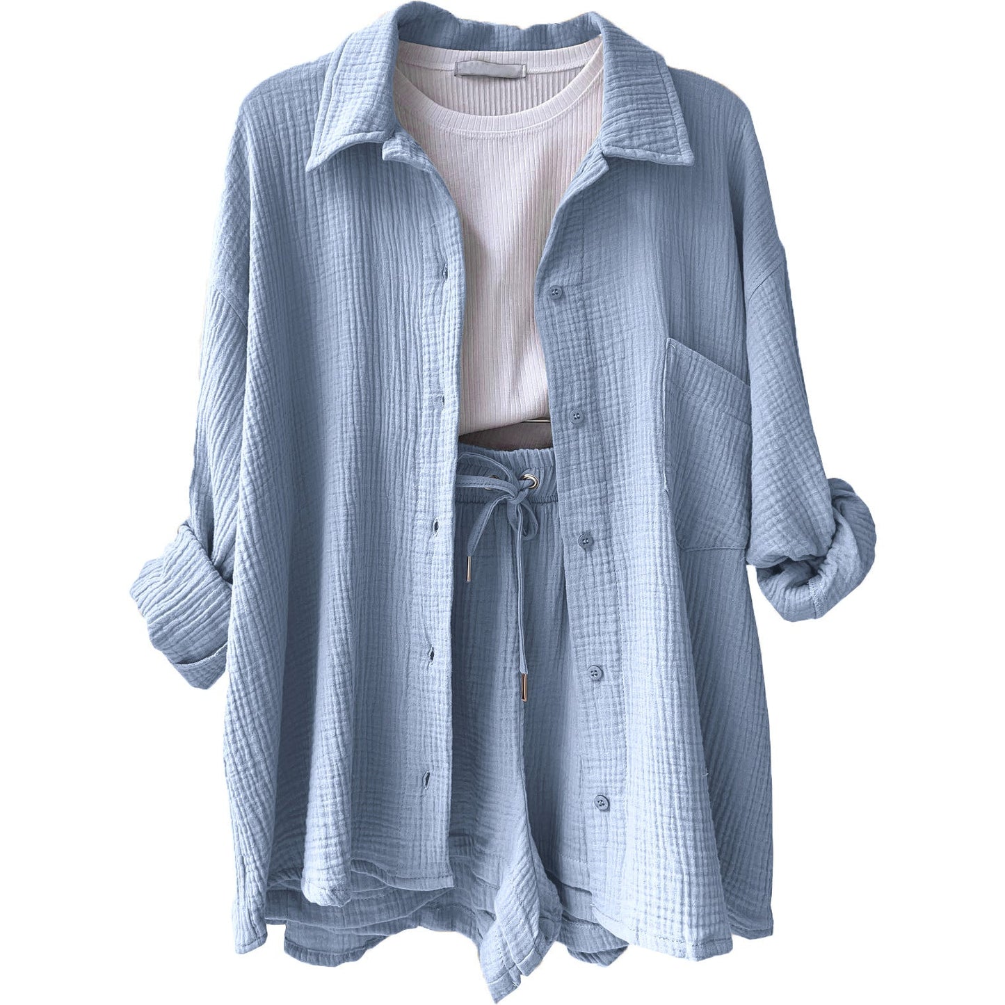 Conjunto Mujer de Algodón Estilo Relajado Dos Piezas - Mavetta