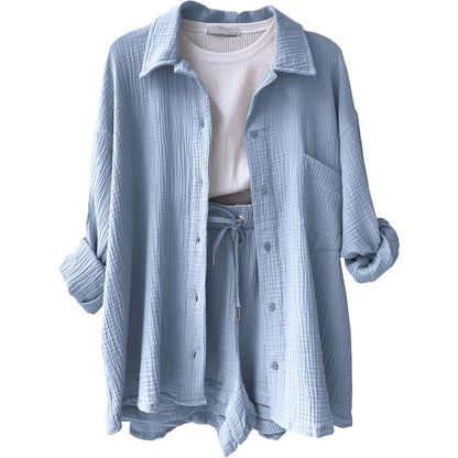 Conjunto Mujer de Algodón Estilo Relajado Dos Piezas - Mavetta