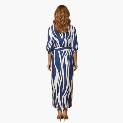 Vestido camisero mujer de algodón ajuste recto
