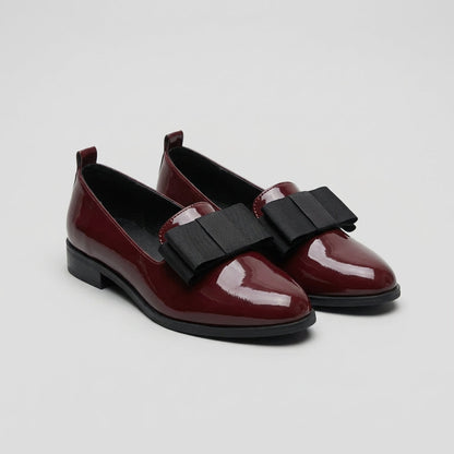 Mocasines Mujer Ortopédicos Piel Suave Lazo Decorativo
