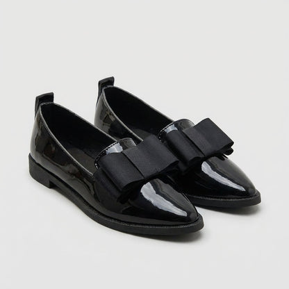 Mocasines Mujer Ortopédicos Piel Suave Lazo Decorativo