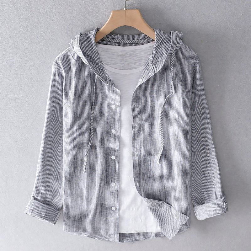 Blusa mujer ligera con capucha y corte relajado