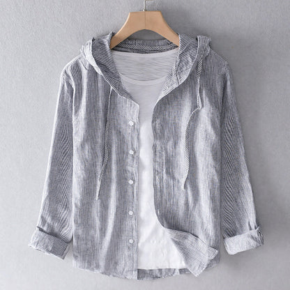 Blusa mujer ligera con capucha y corte relajado