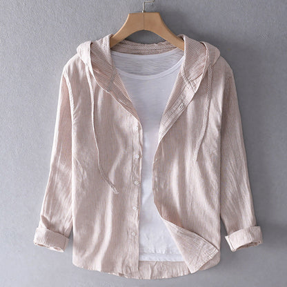 Blusa mujer ligera con capucha y corte relajado