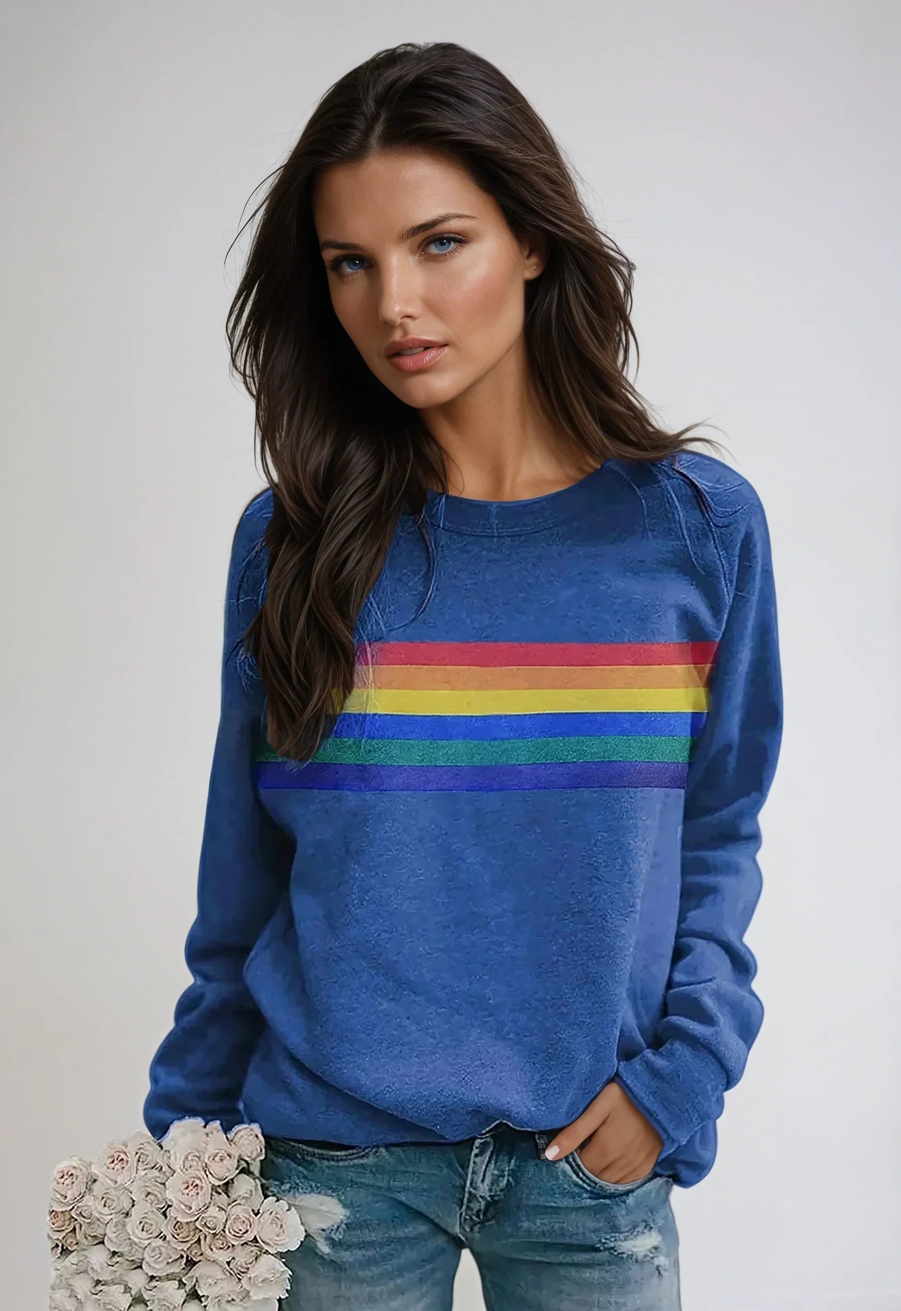 Sudadera mujer Algodón Estampado Manga Larga - Mavetta