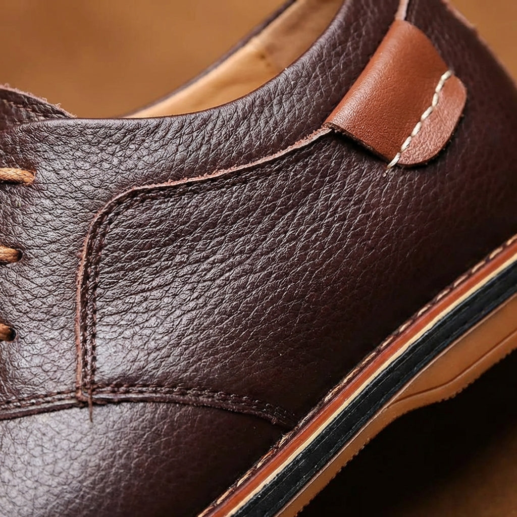 Zapatos Derby Hombre de Piel con Cordones Casual