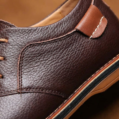 Zapatos Derby Hombre de Piel con Cordones Casual