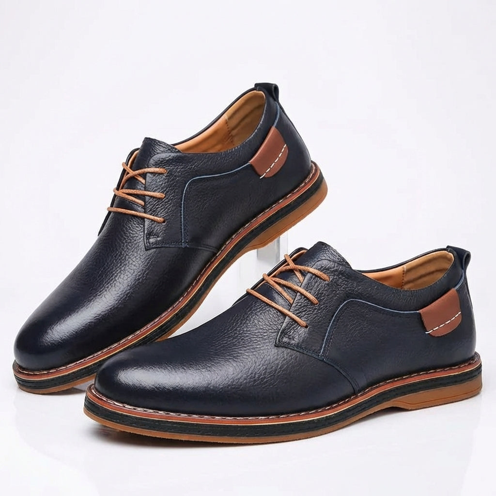 Zapatos Derby Hombre de Piel con Cordones Casual