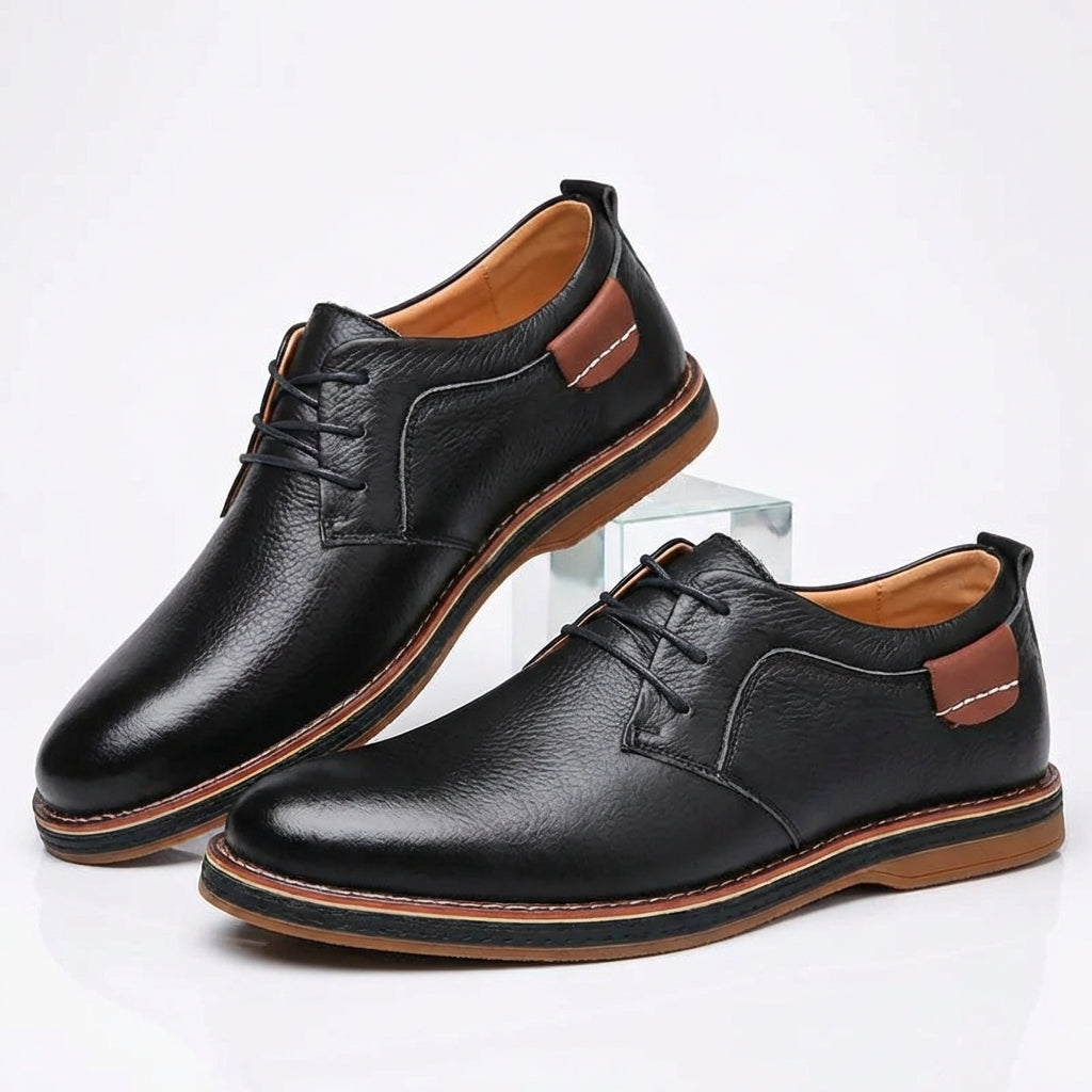Zapatos Derby Hombre de Piel con Cordones Casual