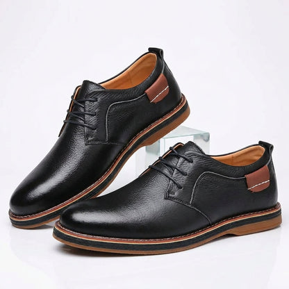 Zapatos Derby Hombre de Piel con Cordones Casual