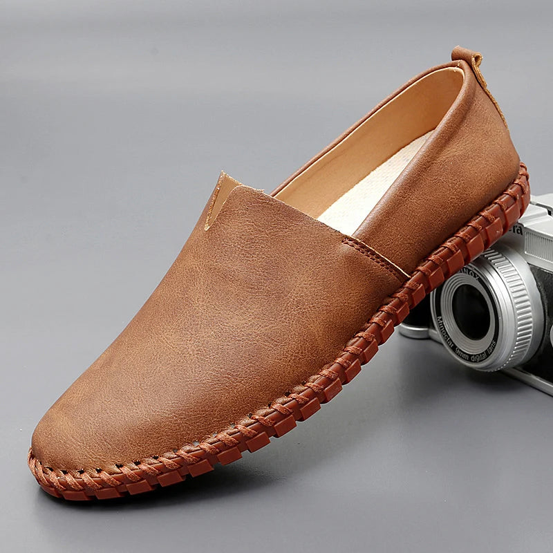 Zapatos Loafer Hombre de Cuero Comodos Estilizados