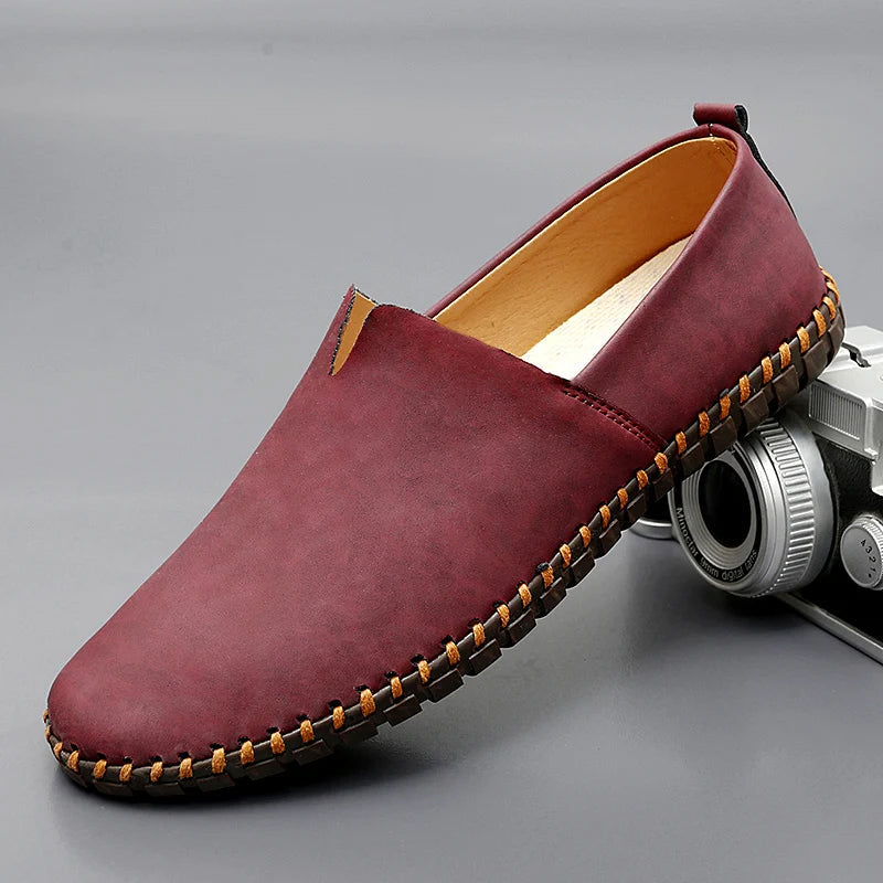 Zapatos Loafer Hombre de Cuero Comodos Estilizados