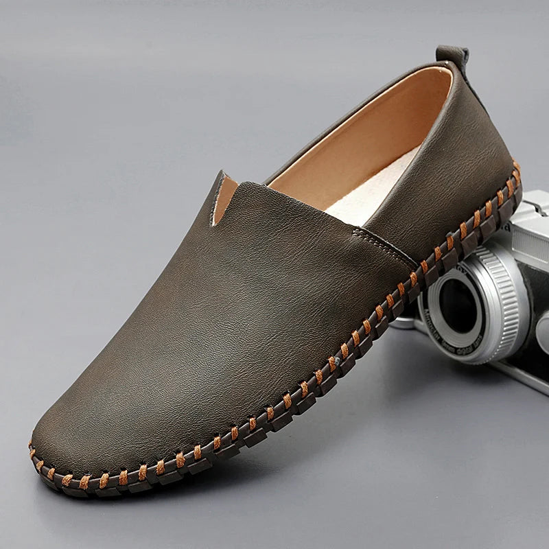 Zapatos Loafer Hombre de Cuero Comodos Estilizados